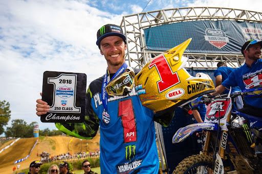 image of Aaron Plessinger winning his championship